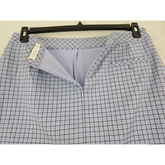 Lady Hagen ~Woman Size 14~ Purple Plaid Golf/Tennis Skort Skirt Pockets NWOT. - Picture 9 of 9